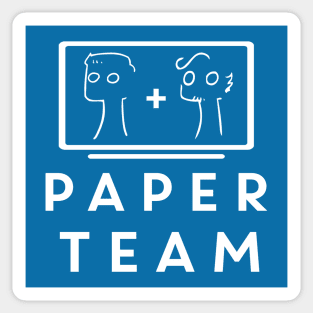 Paper Team TV Logo Sticker